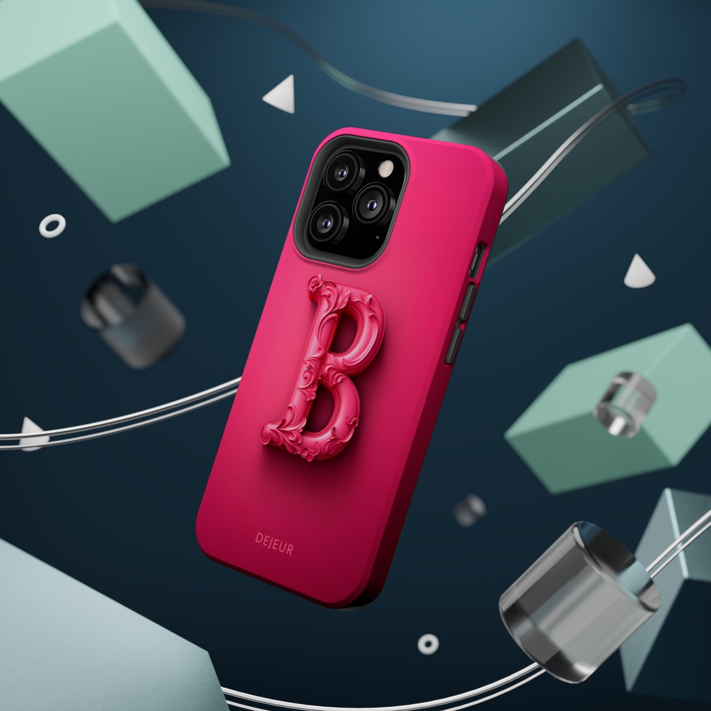 B Hot Pink - iPhone MagSafe Tough Case