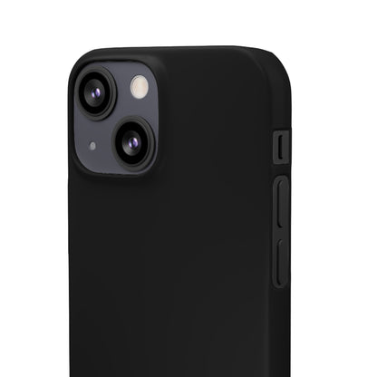 Pure Black - iPhone Snap Case