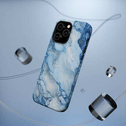 Sky Blue Marble - iPhone MagSafe Tough Case