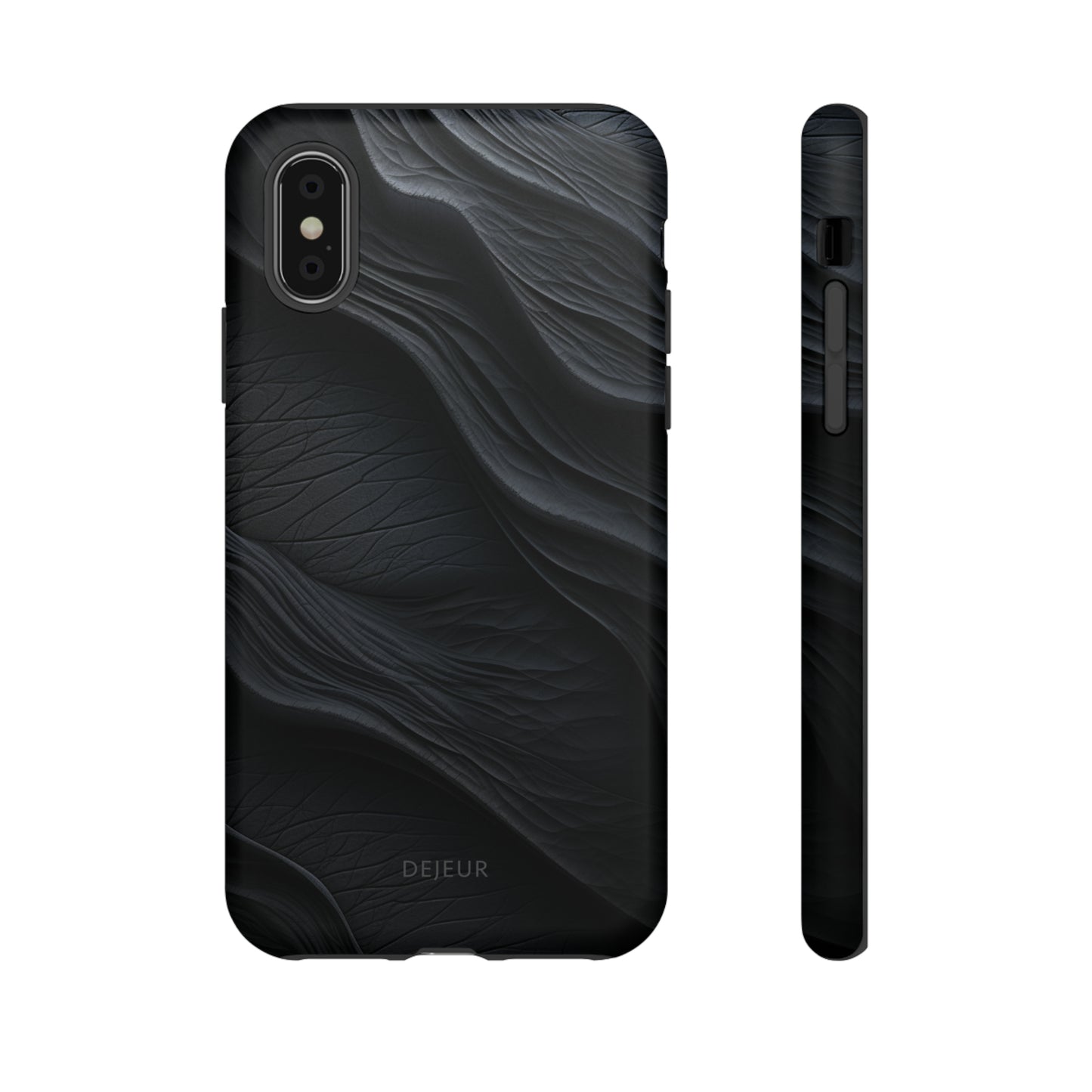 Charcoal Ripples - iPhone Tough Case