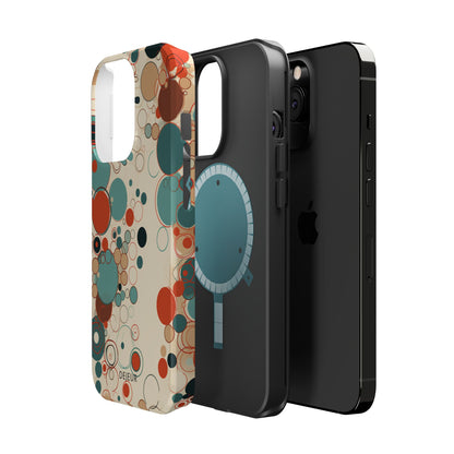 Pastel Line Circles - iPhone MagSafe Tough Case