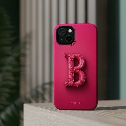 B Hot Pink - iPhone MagSafe Tough Case