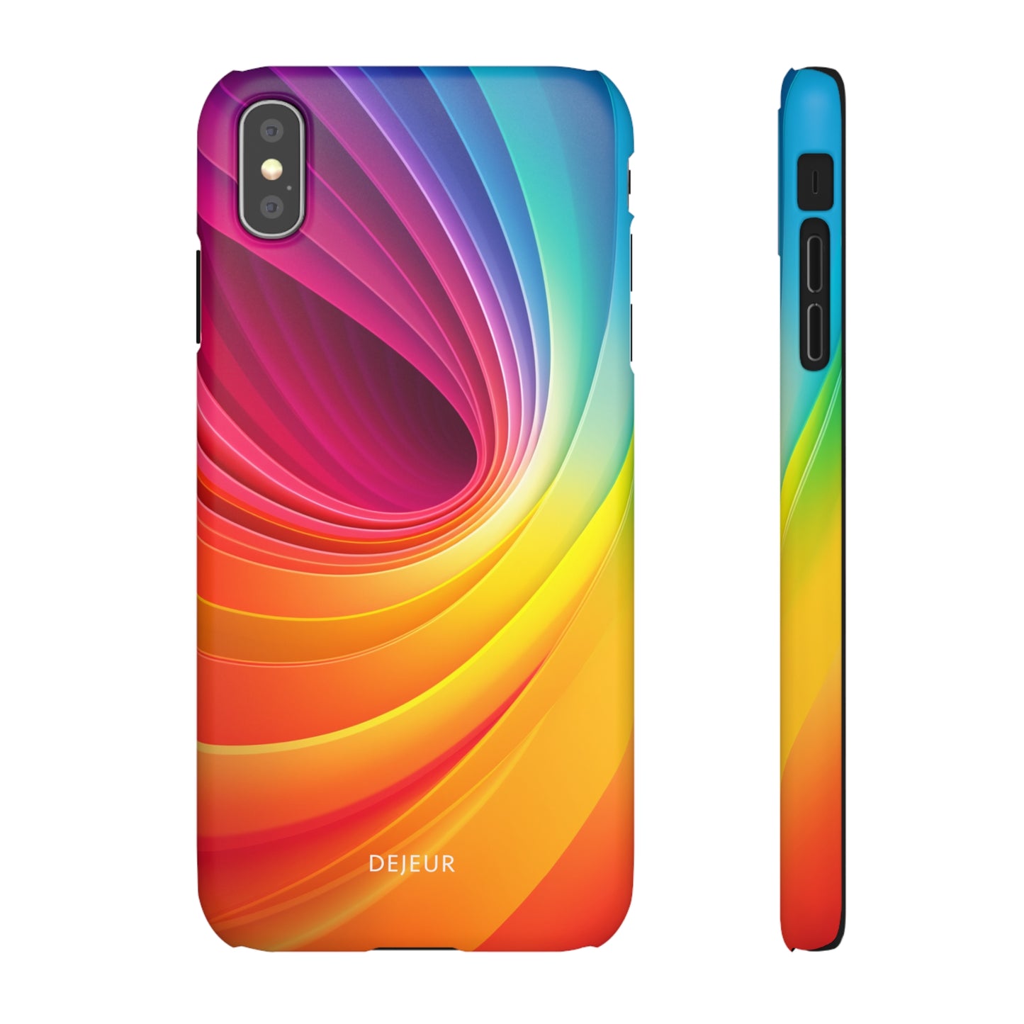 Rainbow Swirl - iPhone Snap Case