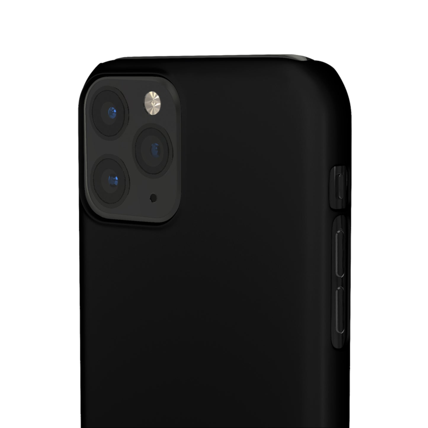 Pure Black - iPhone Snap Case