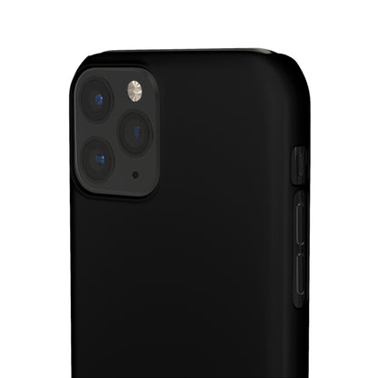 Pure Black - iPhone Snap Case