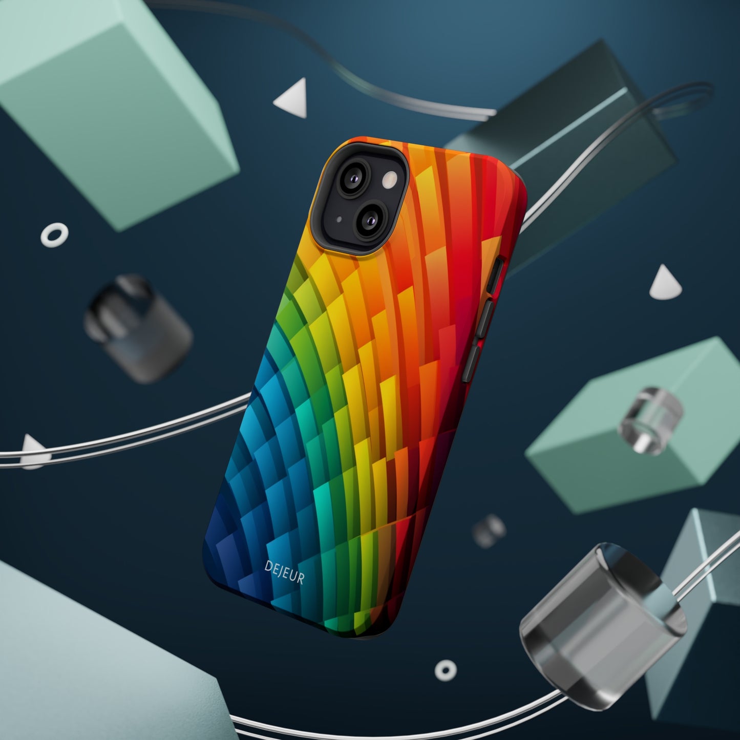 Rainbow Bars - iPhone MagSafe Tough Case