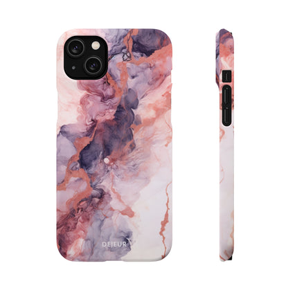 Royal Purple Marble - iPhone Snap Case