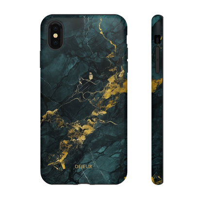 Gold Shadow Marble - iPhone Tough Case