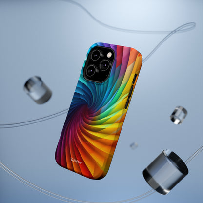 Rainbow Spiral - iPhone MagSafe Tough Case