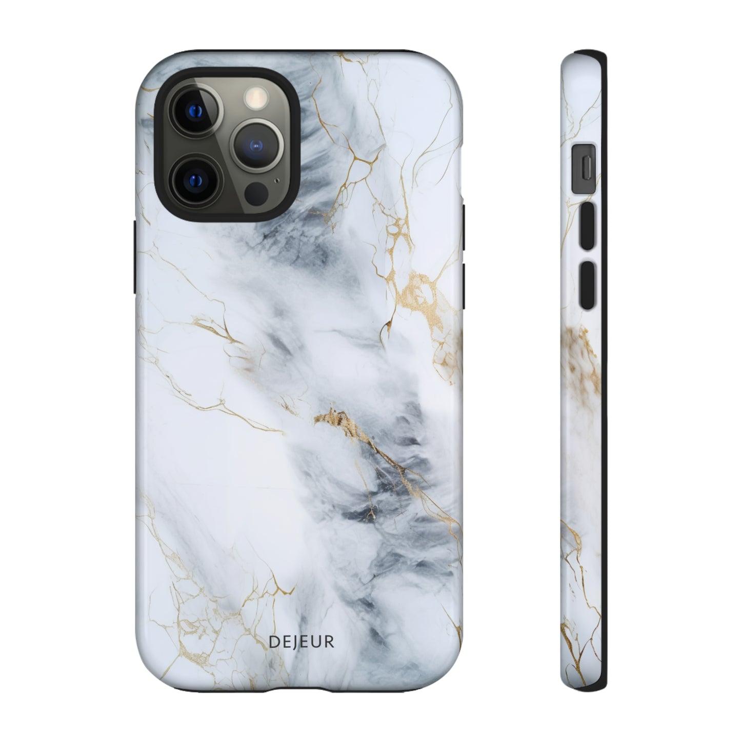 White Gold Marble - iPhone Tough Case