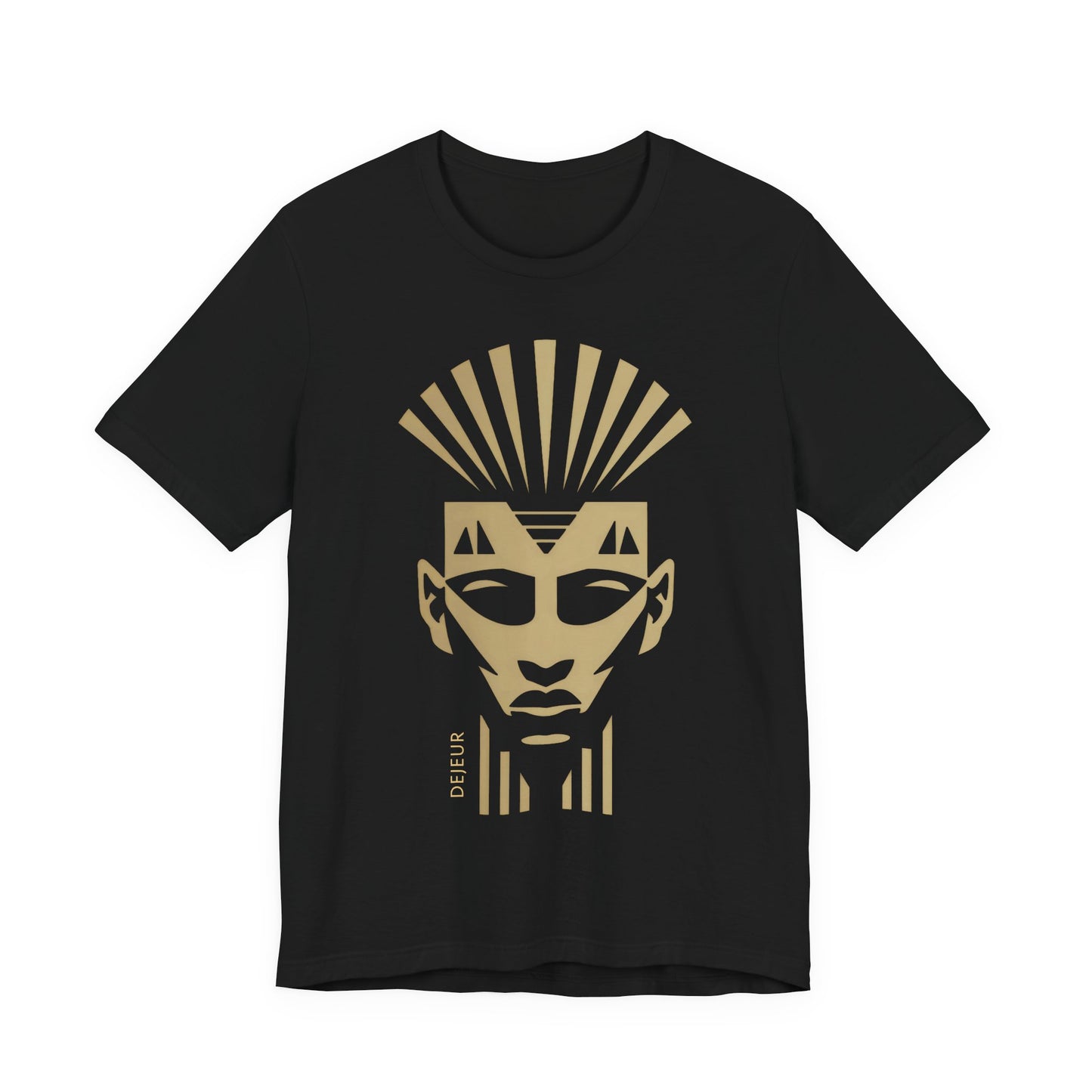 Minimalist Golden Crowned Regal Pharaoh - T-Shirt