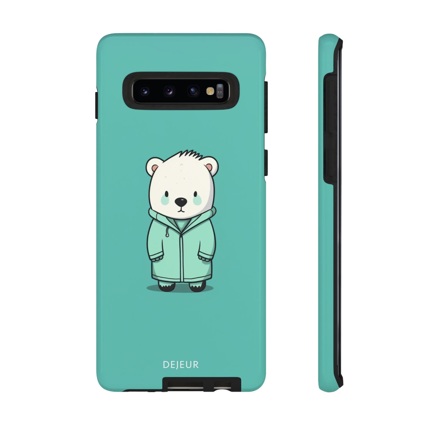 Aqua Coat Bear - Samsung Galaxy Tough Case