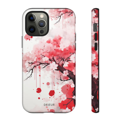 Cherry Blossom Painting - iPhone Tough Case