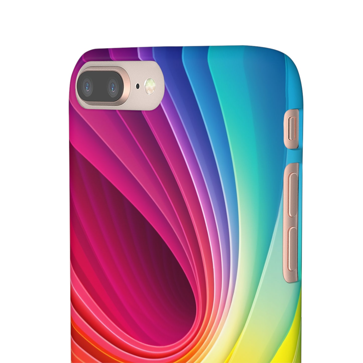 Rainbow Swirl - iPhone Snap Case