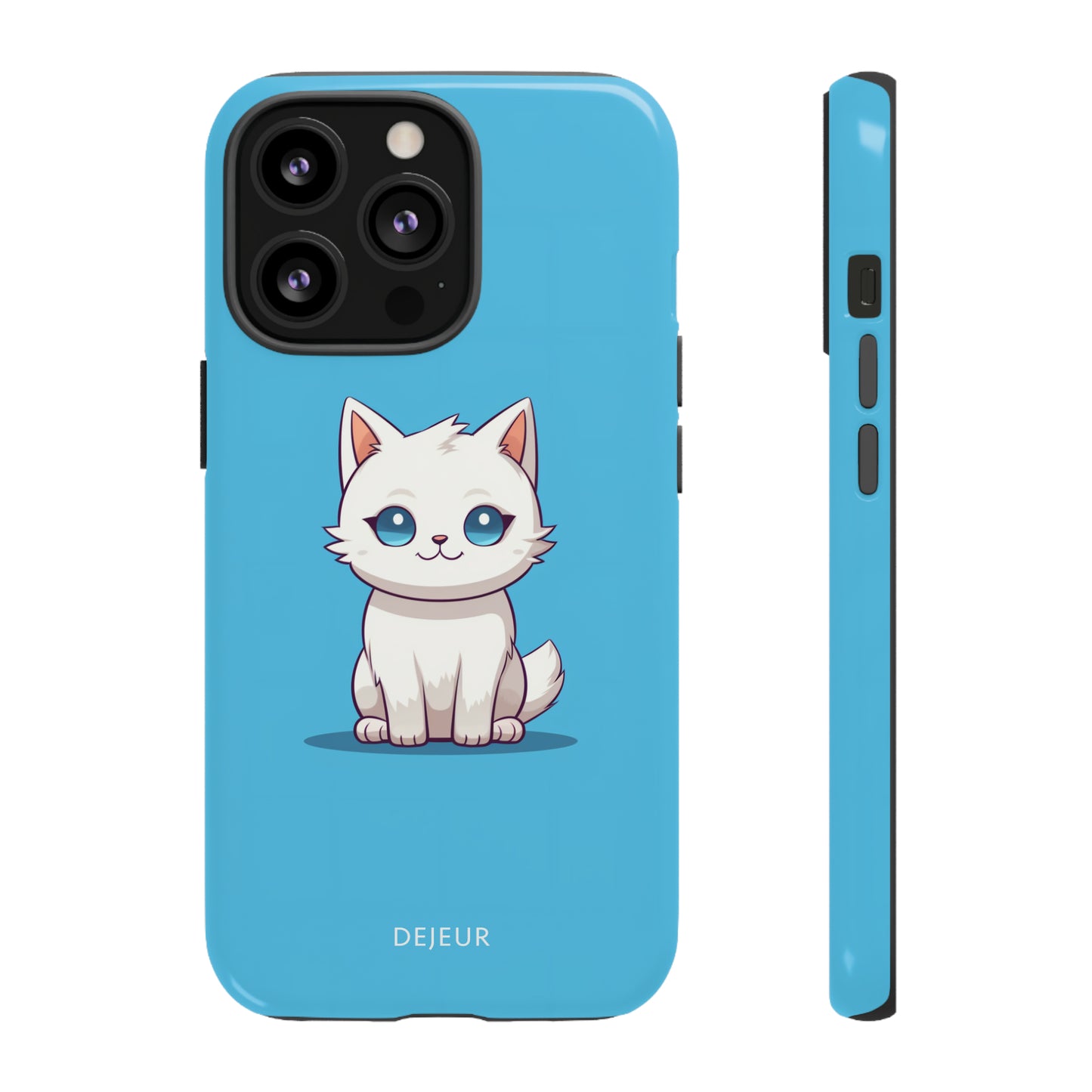 Little Blue Eyed Cat - iPhone Tough Case