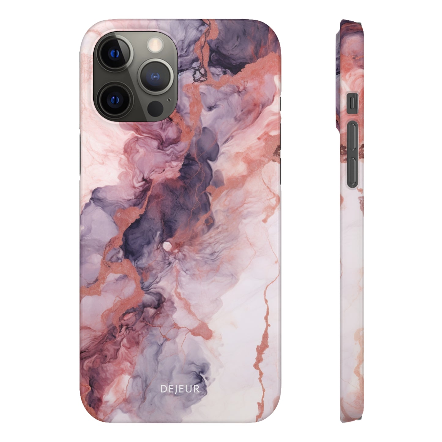 Royal Purple Marble - iPhone Snap Case