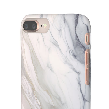 Light Cloud Marble - iPhone Snap Case