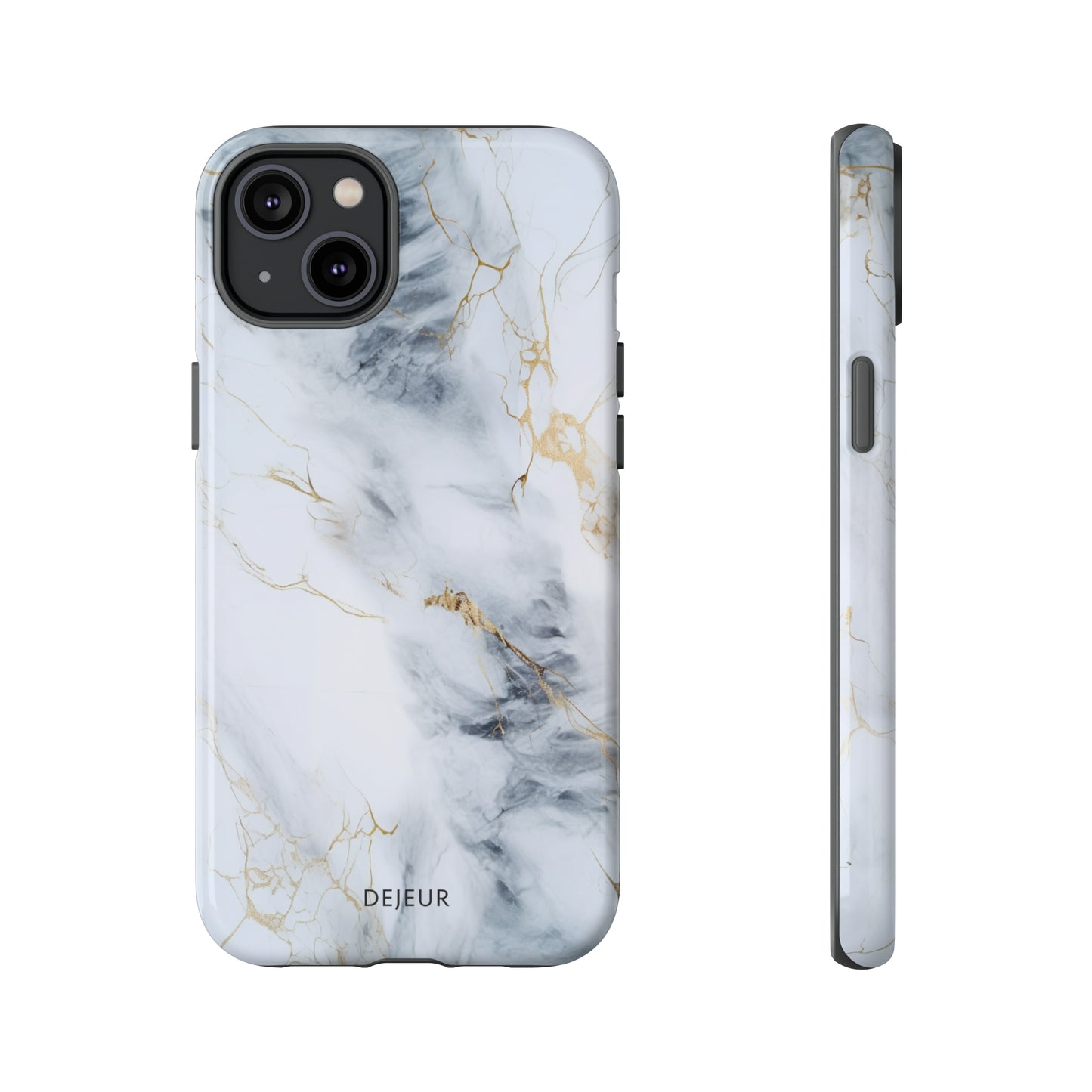 White Gold Marble - iPhone Tough Case