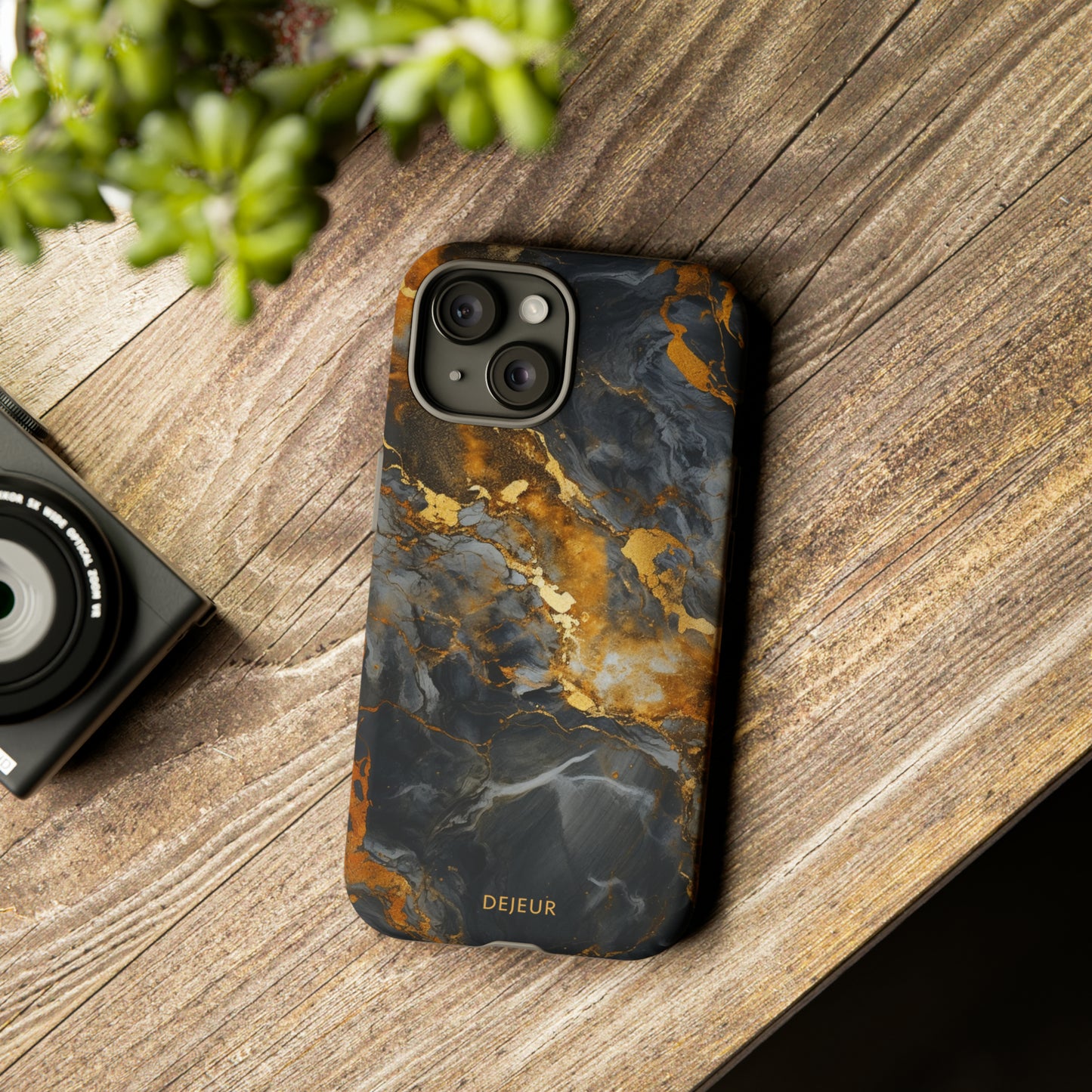 Platinum Gold Marble - iPhone Tough Case