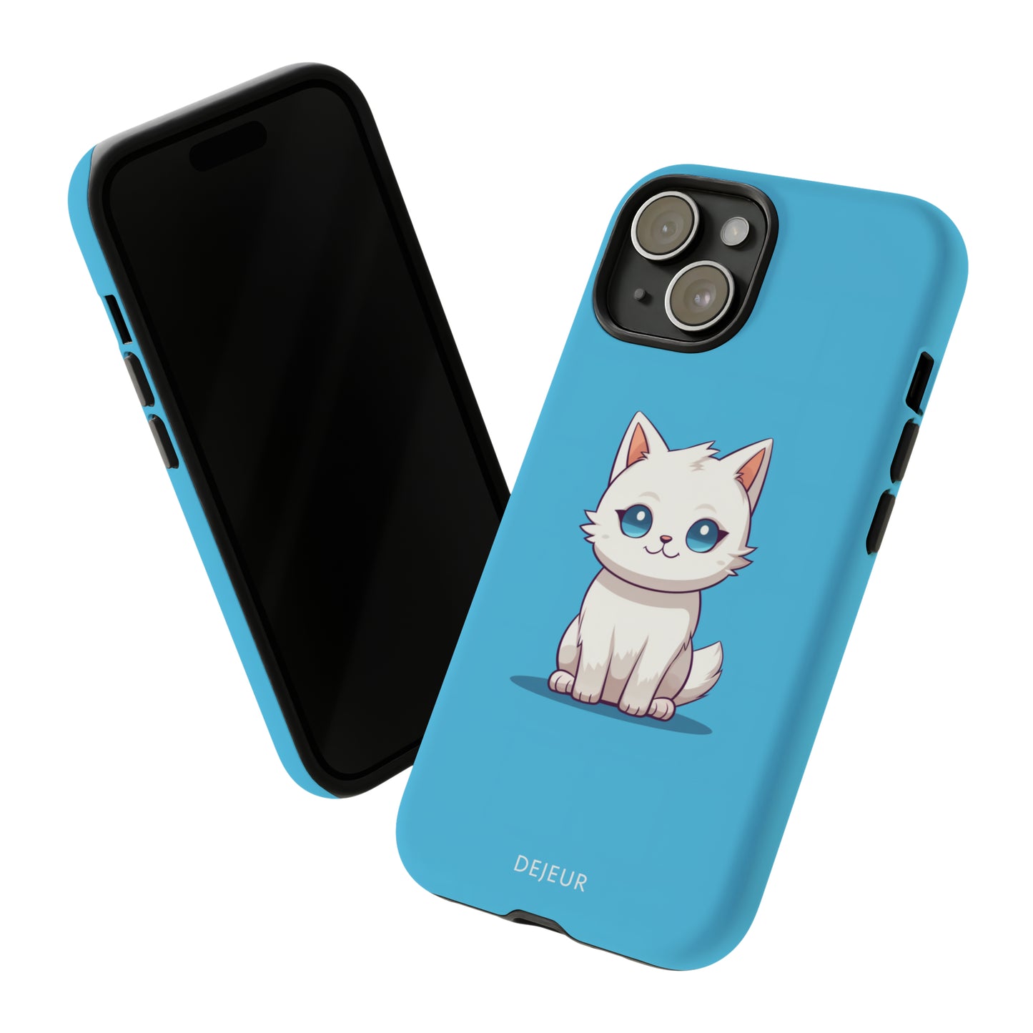 Little Blue Eyed Cat - iPhone Tough Case