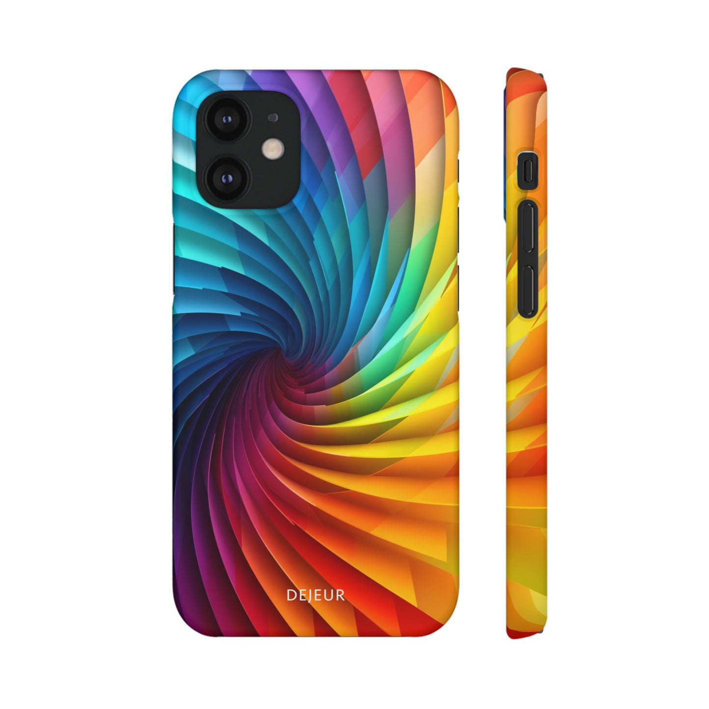 Rainbow Spiral - iPhone Snap Case