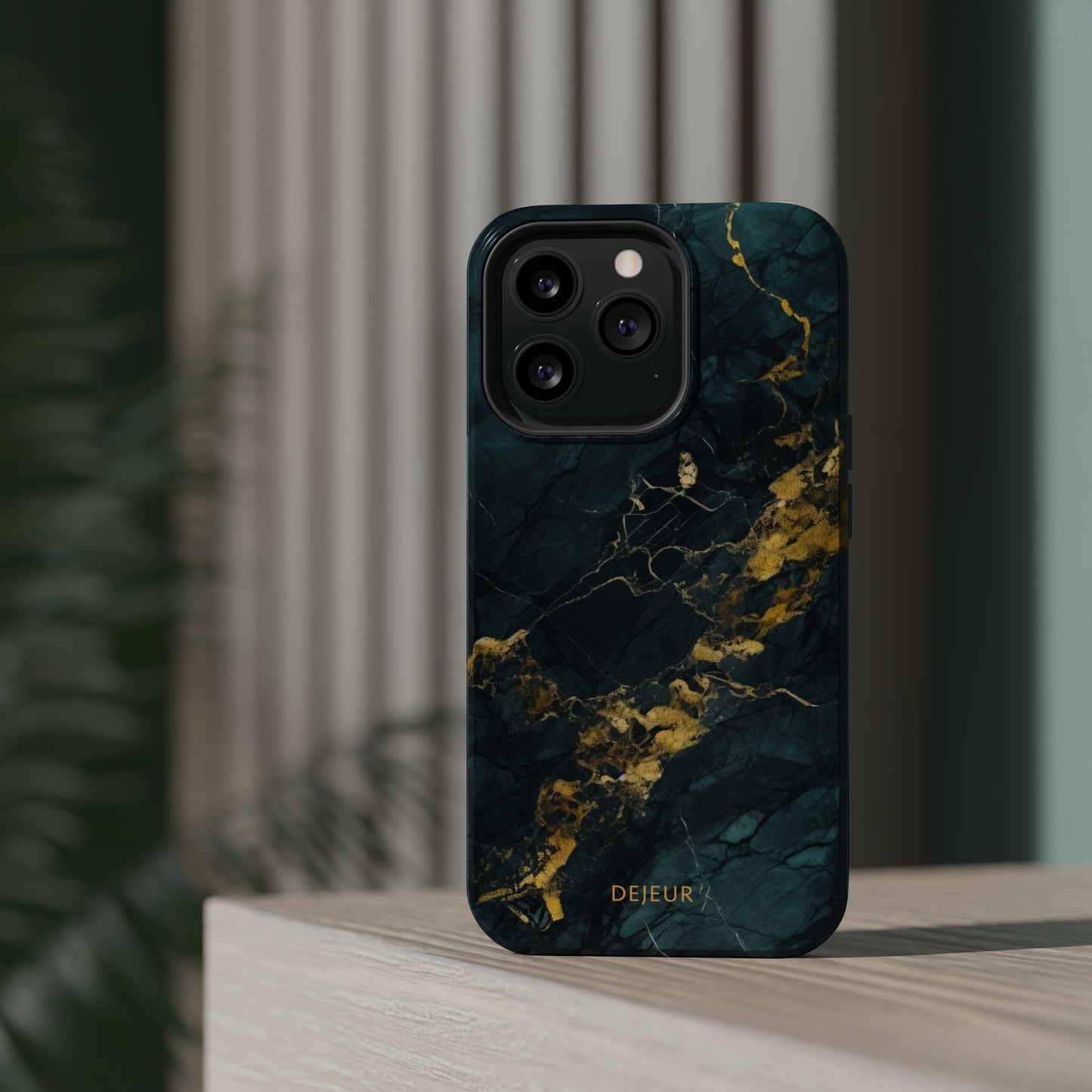 Gold Shadow Marble - iPhone MagSafe Tough Case