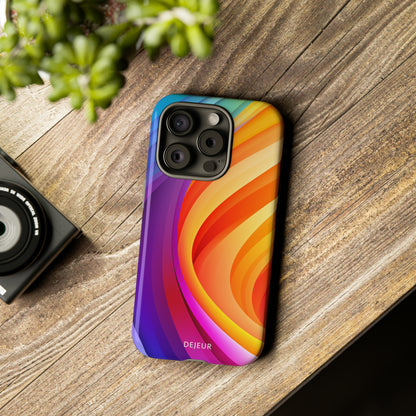 Rainbow Waves - iPhone Tough Case