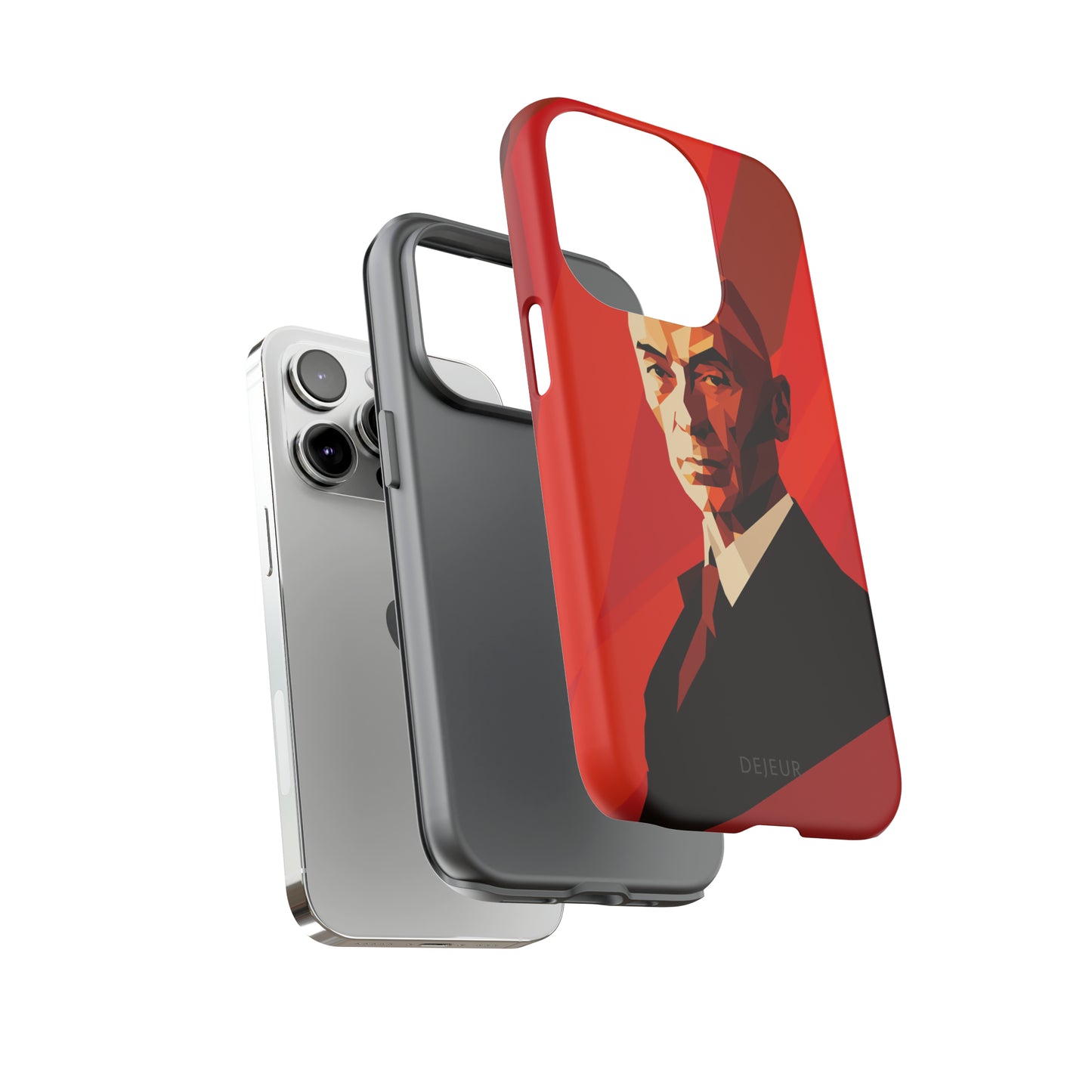 Oppenheimer Minimalist Portrait - iPhone Tough Case