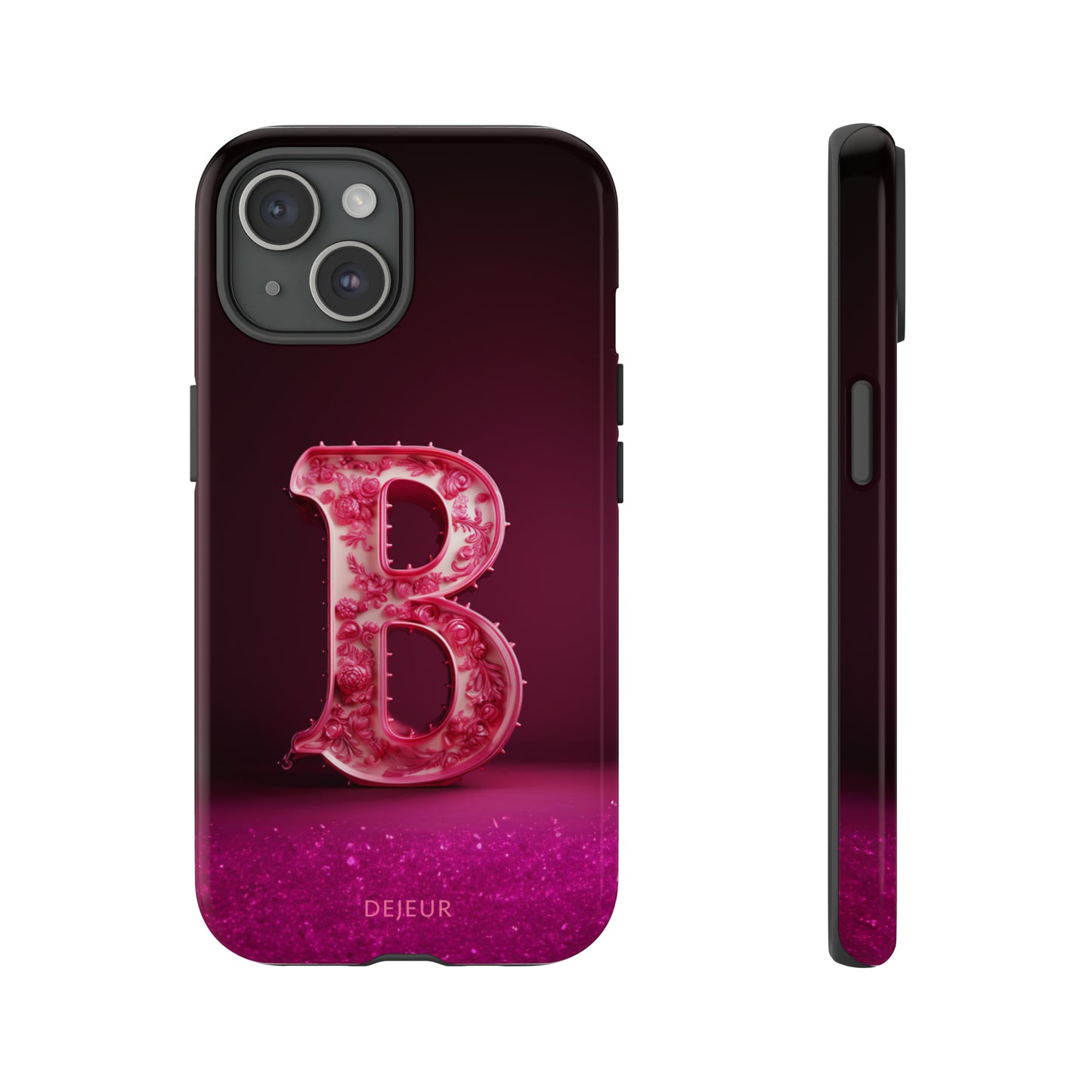 B Pink Roses - iPhone Tough Case