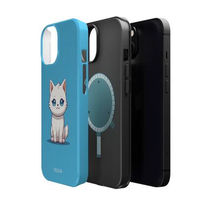 Little Blue Eyed Cat - iPhone MagSafe Tough Case