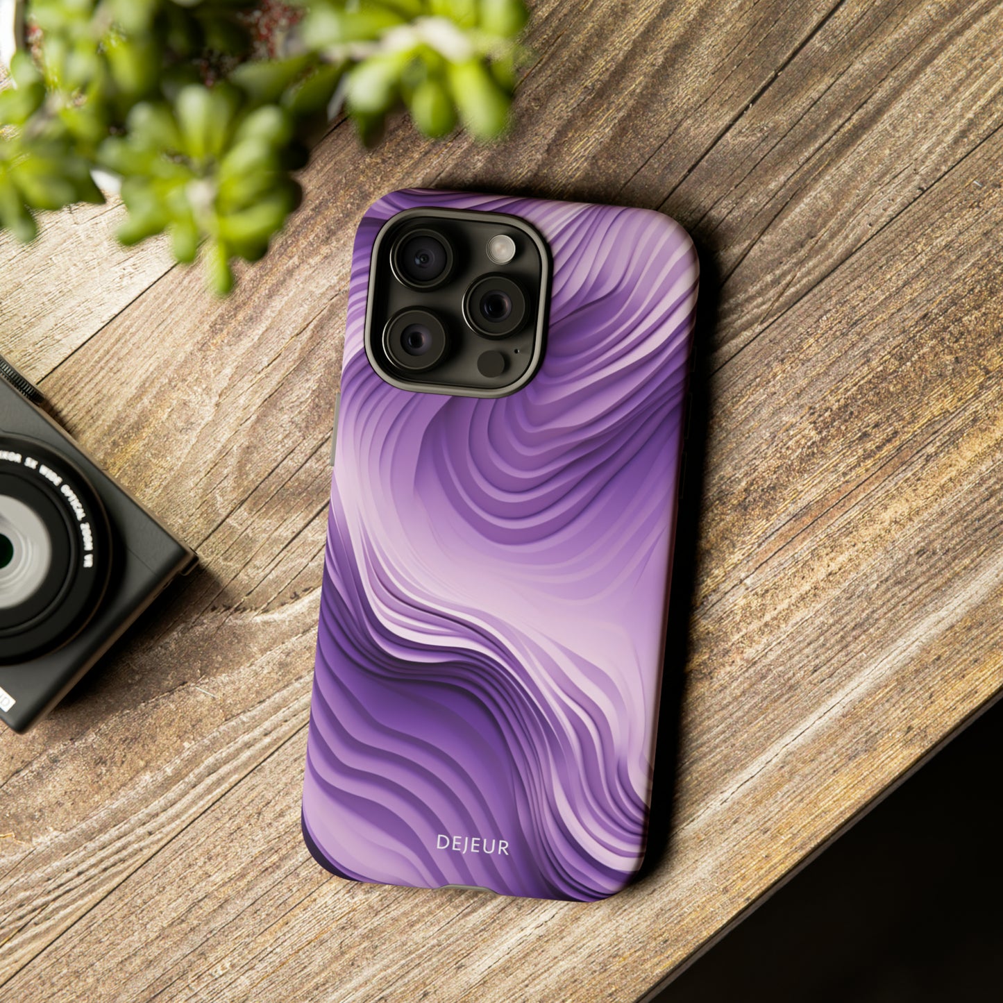 Violet Waves - iPhone Tough Case