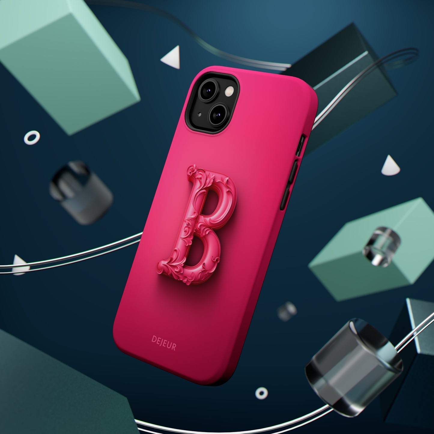 B Hot Pink - iPhone MagSafe Tough Case