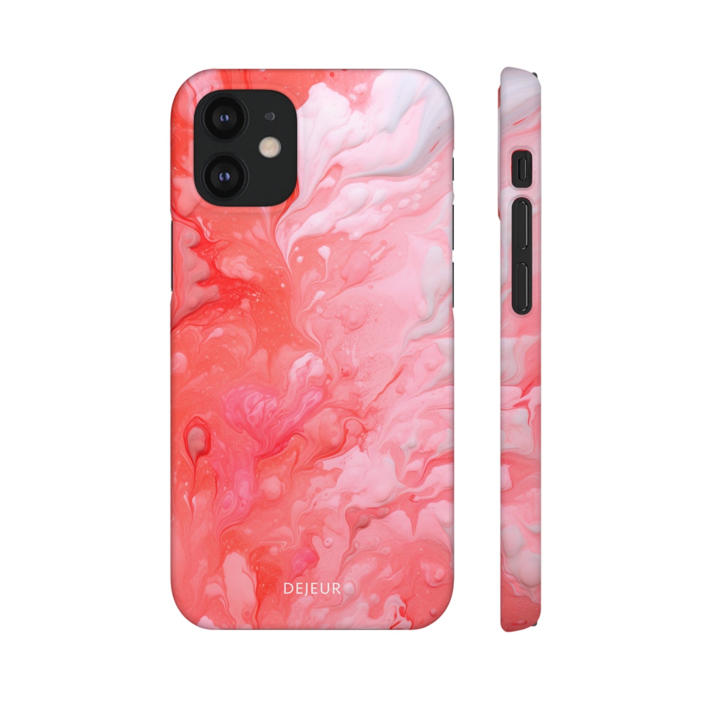 Rose Pink Marble - iPhone Snap Case