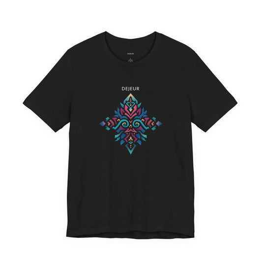 Tribal Swirling Diamond Motif - T-Shirt