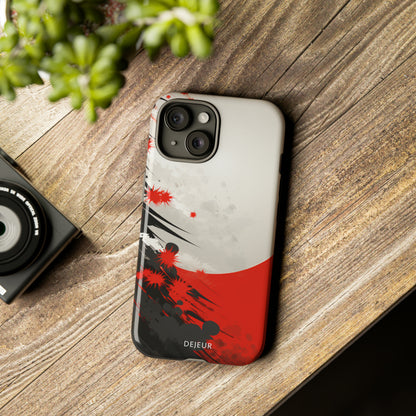 Japanese Abstract Splatter - iPhone Tough Case