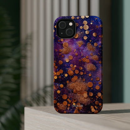 Cosmic Glitter Circles - iPhone MagSafe Tough Case