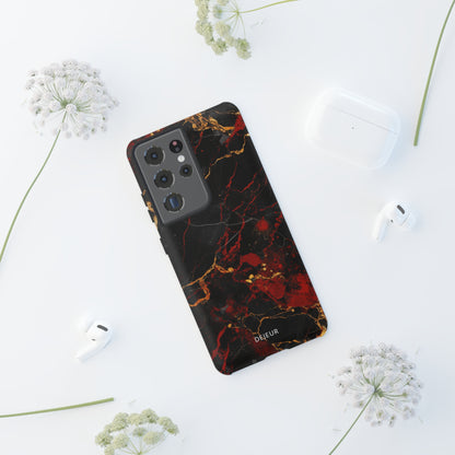 Dark Crimson Marble - Samsung Galaxy Tough Case