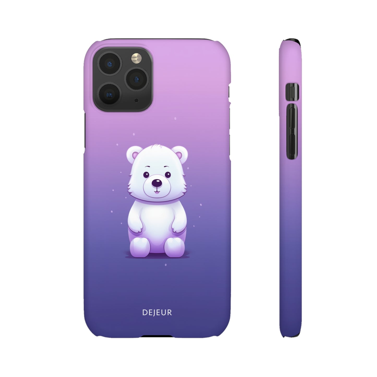 Violet Bear - iPhone Snap Case