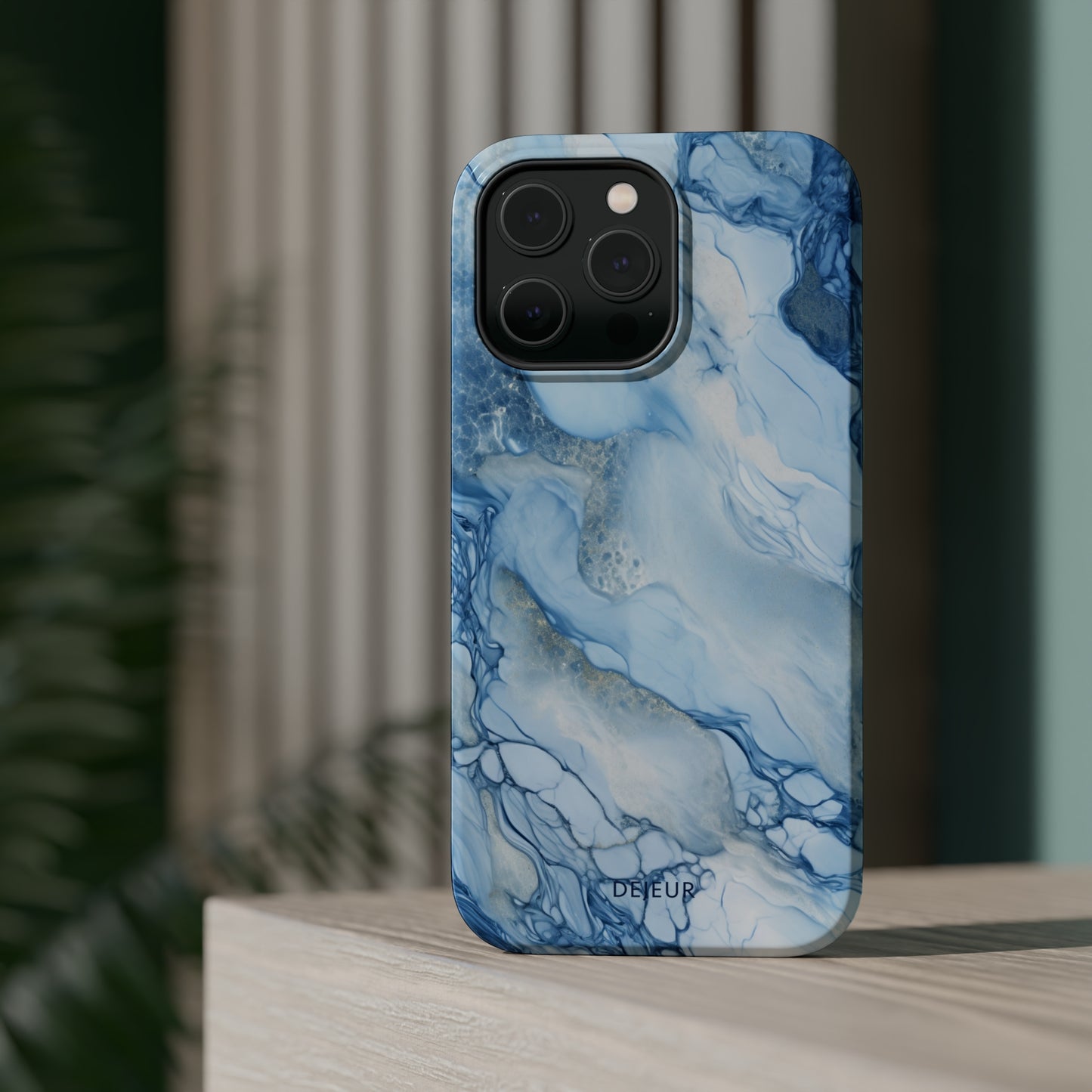 Sky Blue Marble - iPhone MagSafe Tough Case