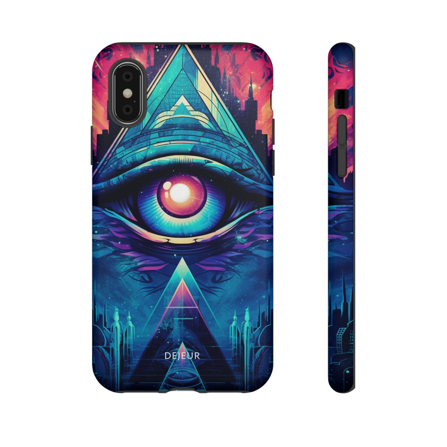 Cyberpunk 3rd Eye - iPhone Tough Case