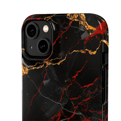 Dark Crimson Marble - iPhone Snap Case