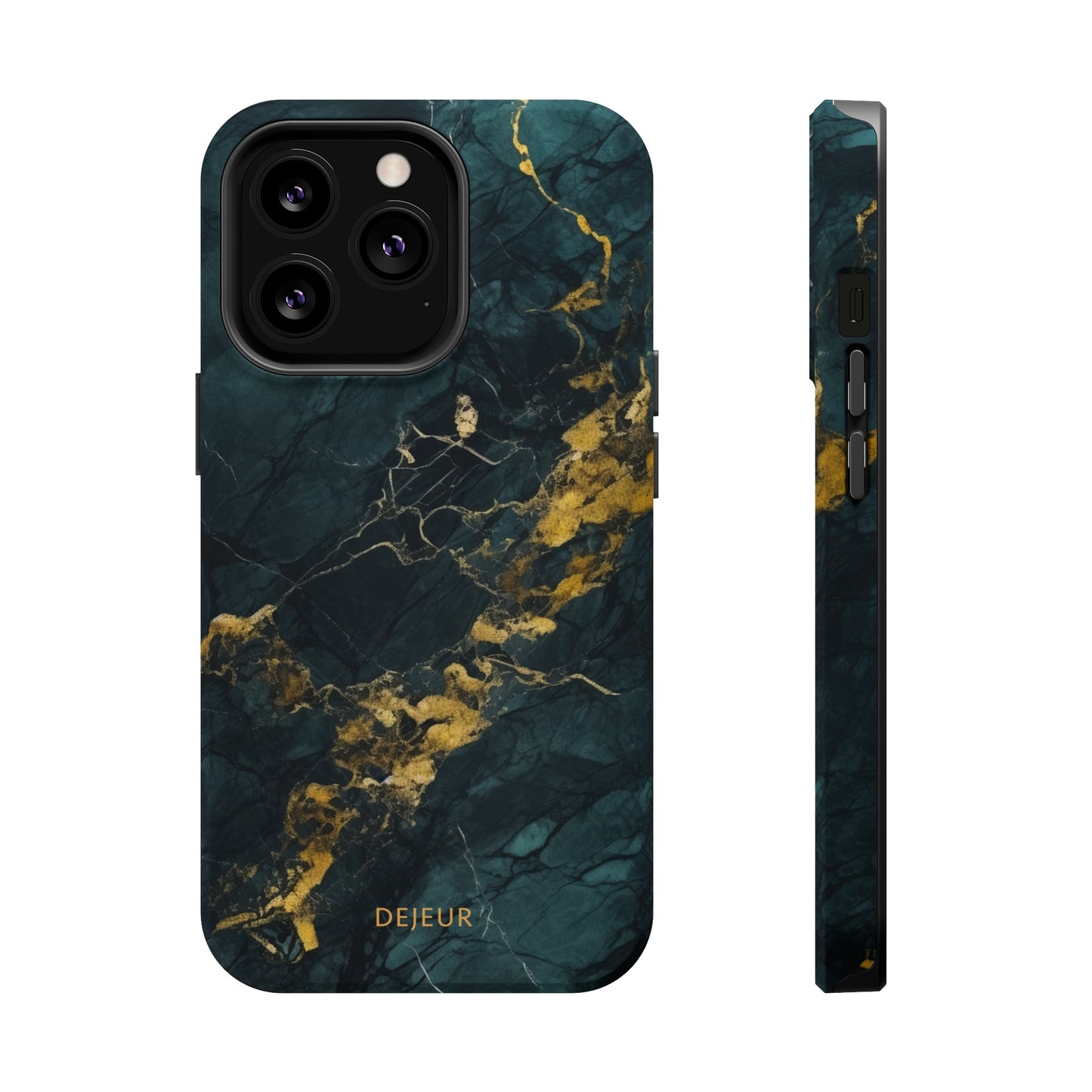 Gold Shadow Marble - iPhone MagSafe Tough Case