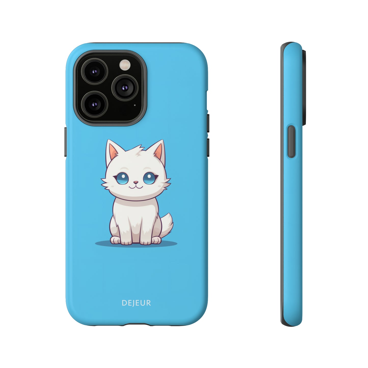 Little Blue Eyed Cat - iPhone Tough Case