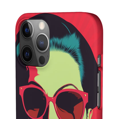 Umm Kulthum Red - iPhone Snap Case