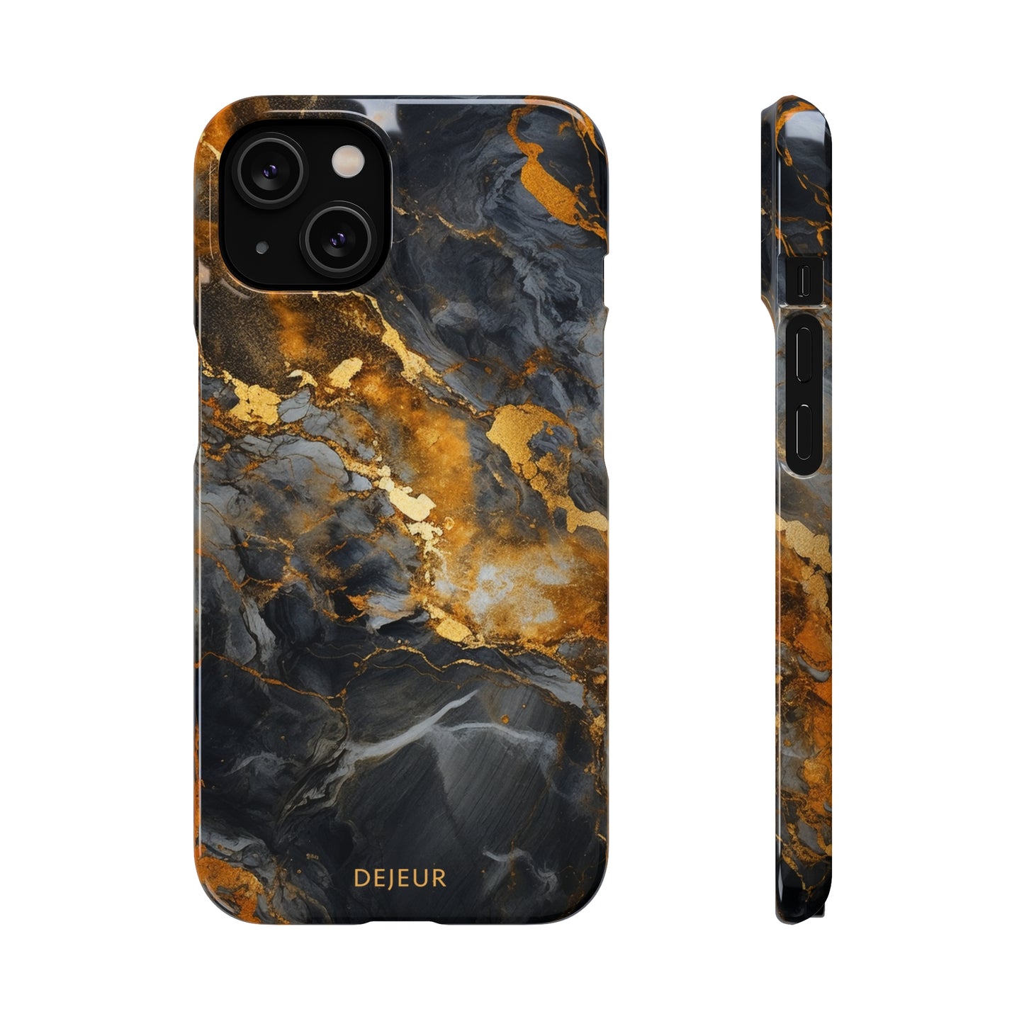 Platinum Gold Marble - iPhone Snap Case