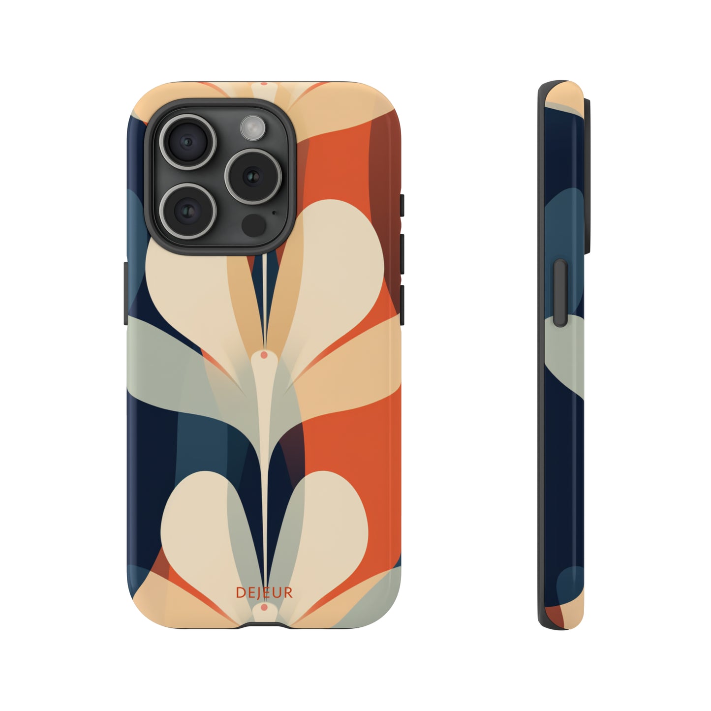 Floral Pattern Symmetrical - iPhone Tough Case