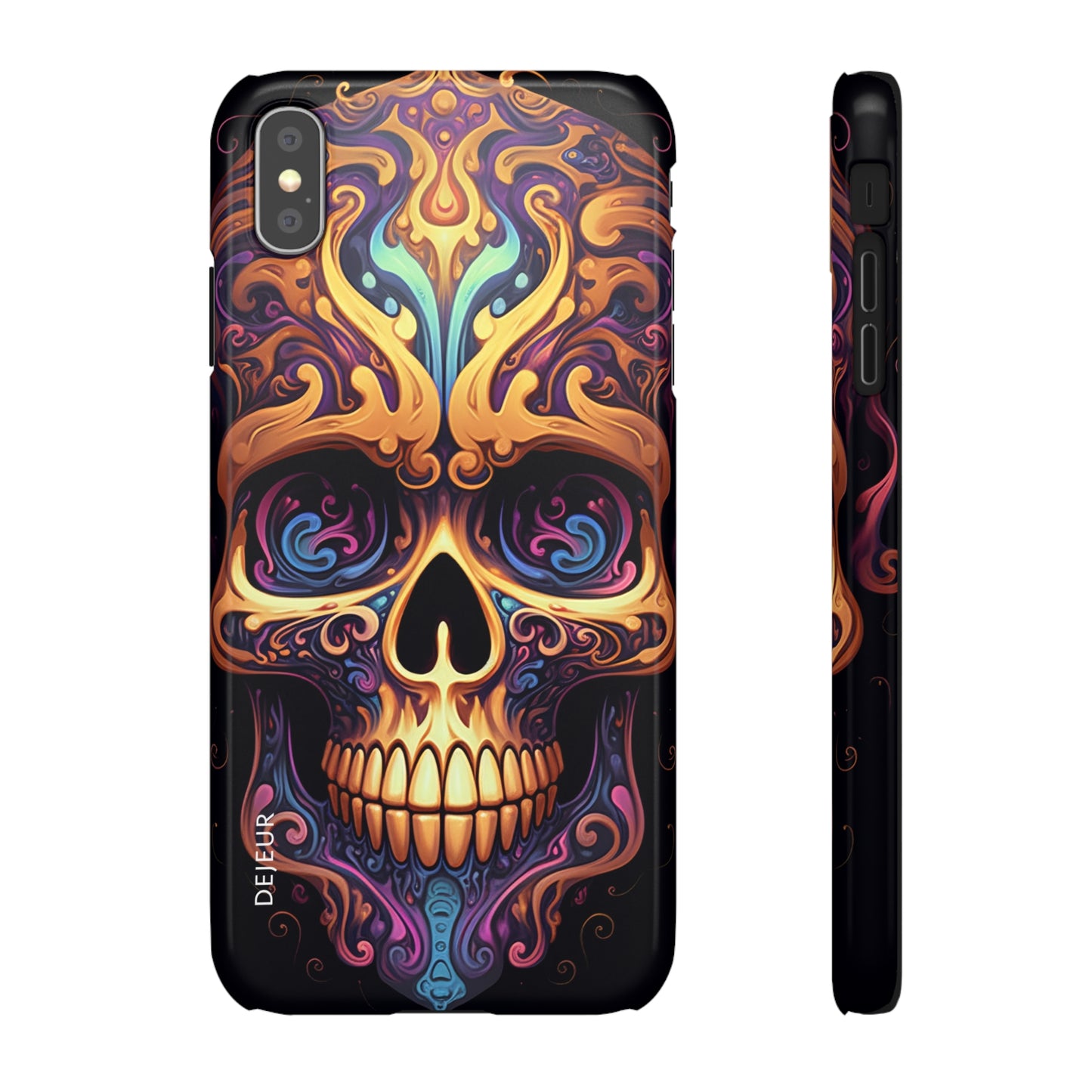 Paisley Skull - iPhone Snap Case