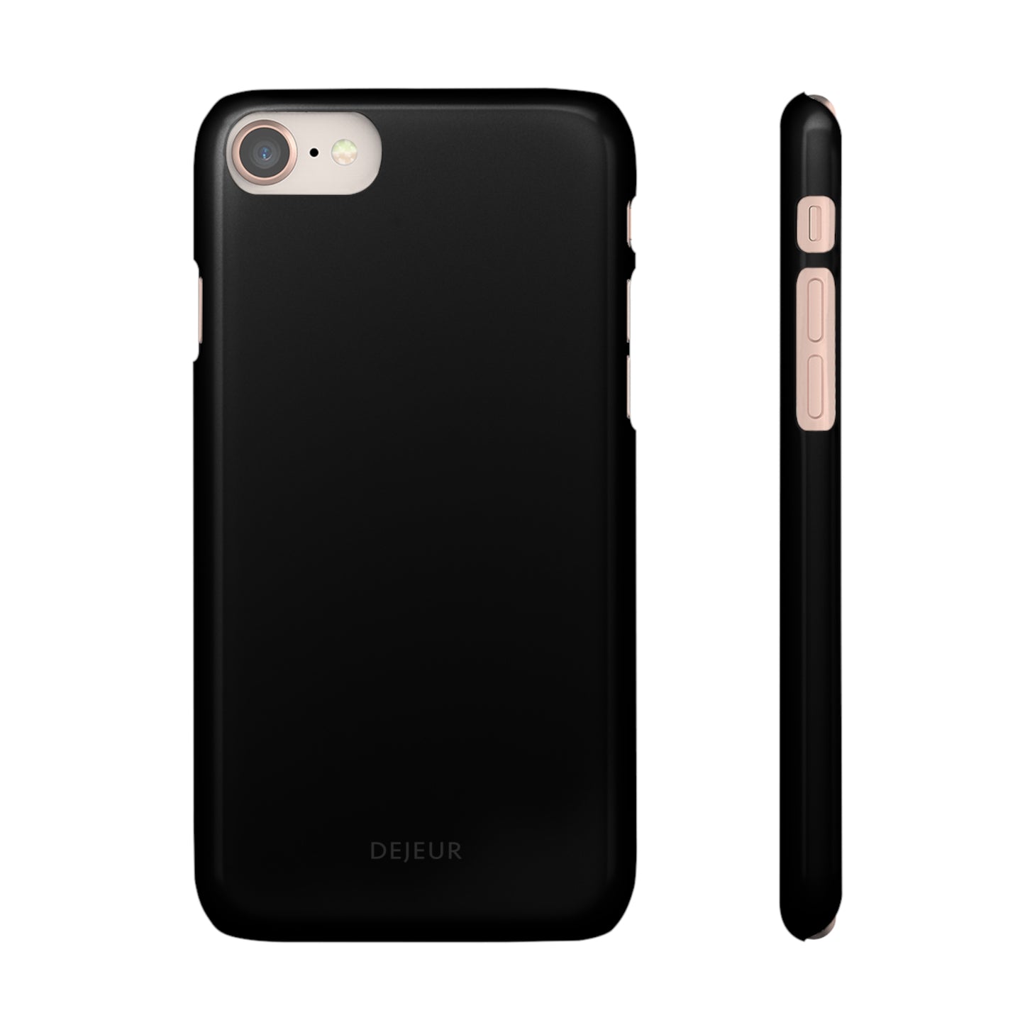 Pure Black - iPhone Snap Case