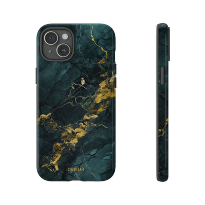 Gold Shadow Marble - iPhone Tough Case