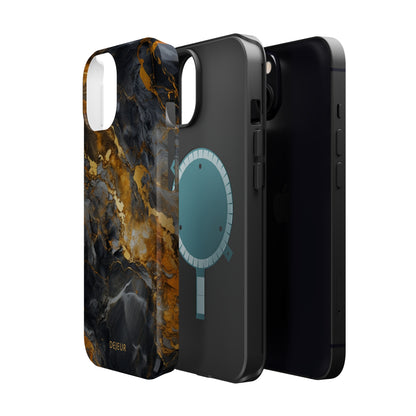 Platinum Gold Marble - iPhone MagSafe Tough Case